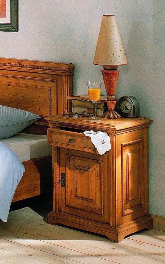 Nachtkästchen Victoria rechts Fichte massiv