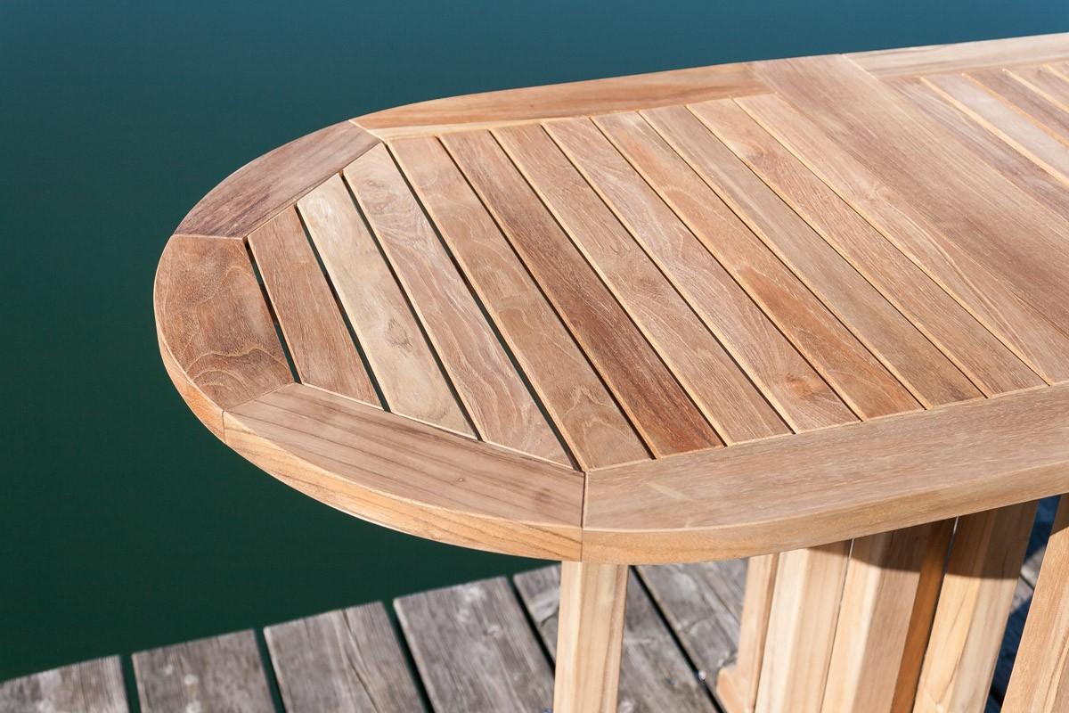 Balkontisch Klapptisch Gartentisch aus Teak 120 x 65 cm